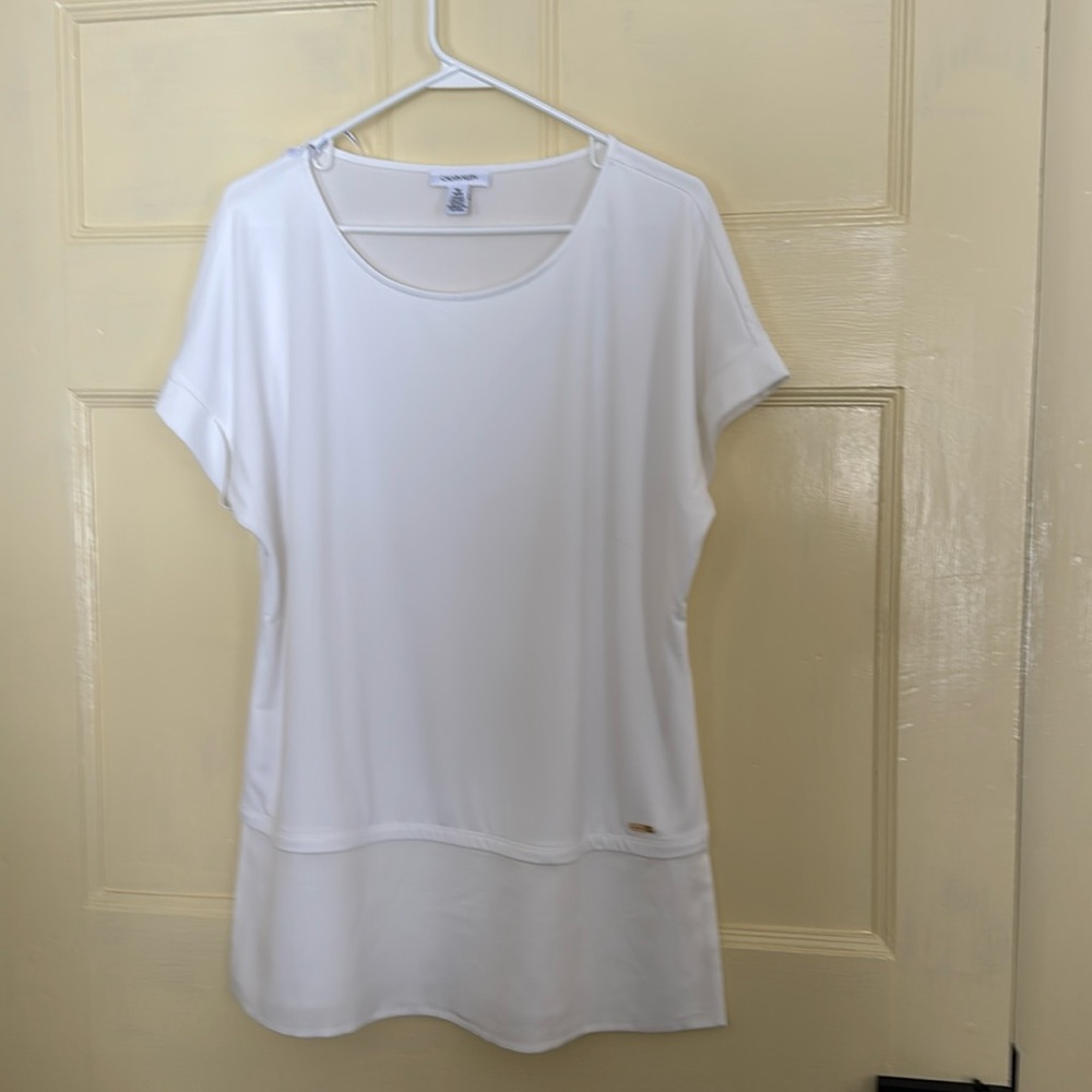 Calvin Klein white blouse